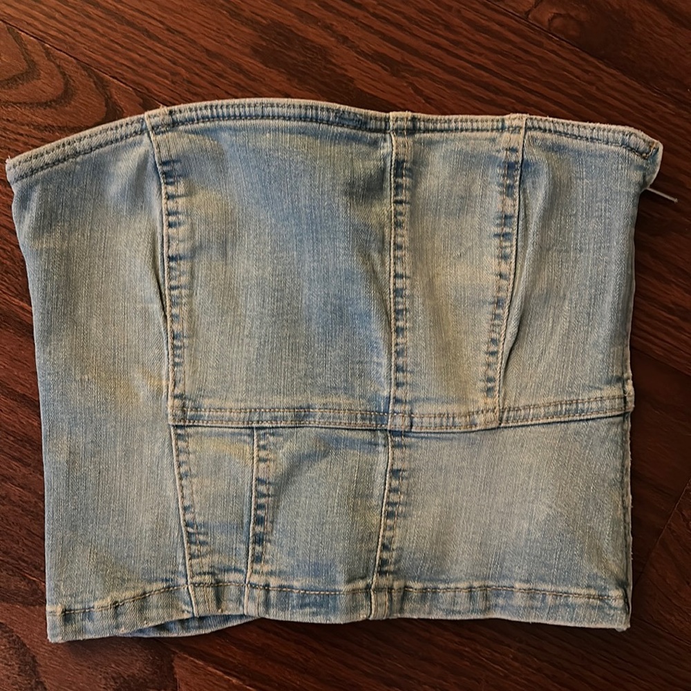 Zara denim top